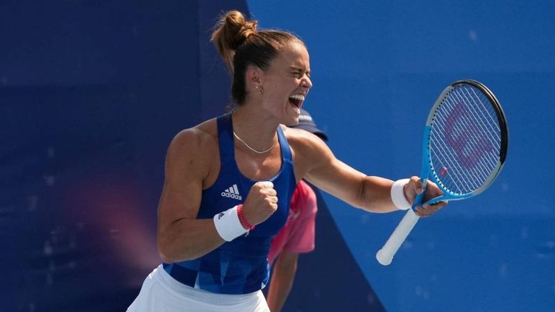 tenista grego feminino maria sakkari músculos
